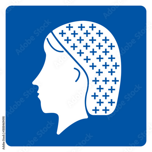 Wear Hair Net Symbol Sign, Vector Illustration, Isolate On White Background Label. EPS10