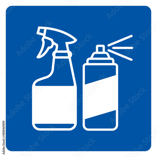 Disinfect Surface Symbol Sign, Vector Illustration, Isolate On White Background Label .EPS10