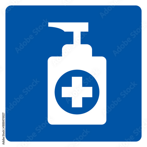 Sanitizer Symbol Sign ,Vector Illustration, Isolate On White Background Label. EPS10