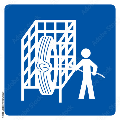 Cage Symbol Sign, Vector Illustration, Isolate On White Background Label. EPS10