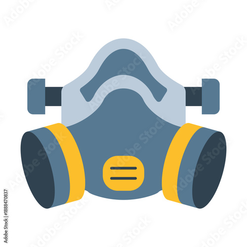 Gas Mask Protection Safety Equipment.