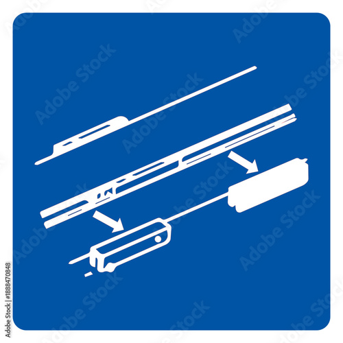 Remove Shipping Blocks Symbol Sign, Vector Illustration, Isolated On White Background Label.EPS10