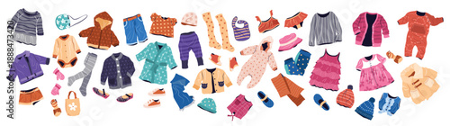 casual clothing set for kids fashion garments for boys and