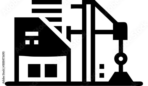 construction and factory svg icon