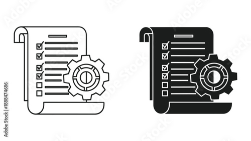 Document configuration and settings illustration