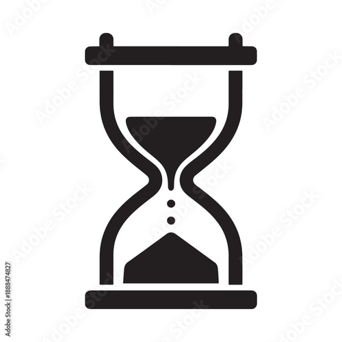 Hourglass icon representing time and patience