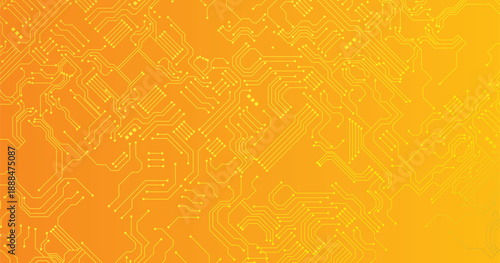 Circuit board pattern. Technology texture, digital tech lines and computer systems seamless vector background illustration. Hardware electronic connections