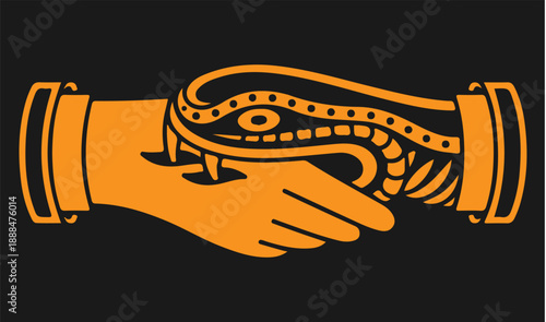 traditional tattoo design set illustration