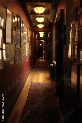 corridor in the old town
