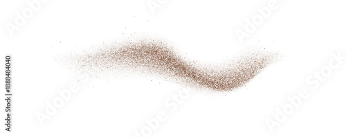  coffee cocoa or chocolate powder particles and speckles