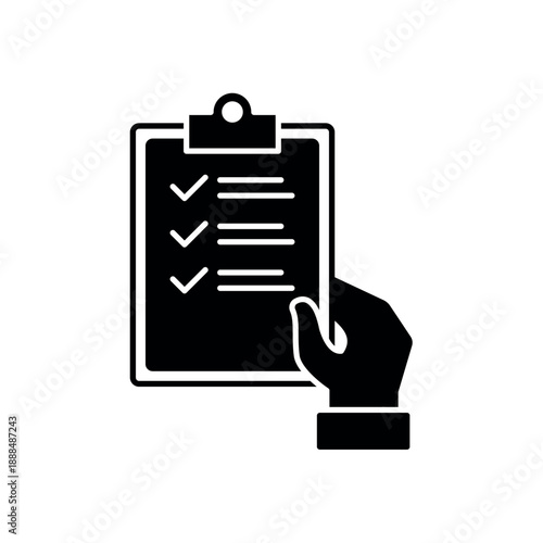 Icon a management control shield with security check, isolated against a clean background.