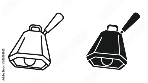 Cowbell Vector Illustration