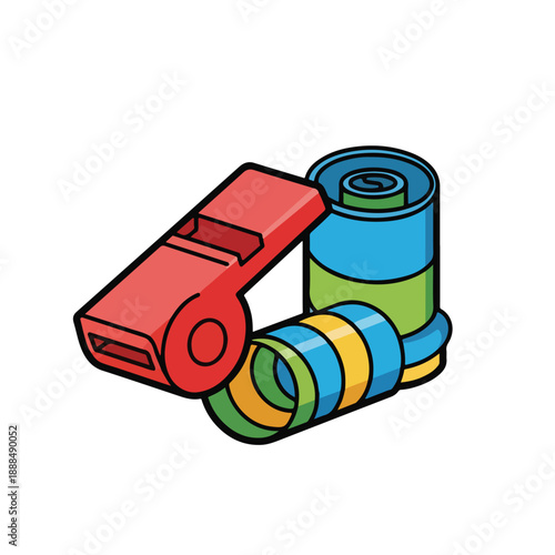 Grocery Tape Dispenser and Tape Rolls