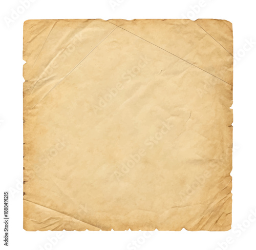 Old paper texture background with realistic grain discoloration and timeworn surface for antique style designs historical visuals and creative overlays