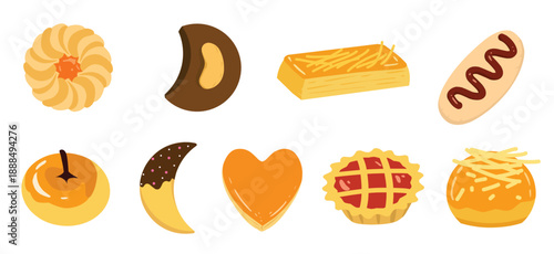 indonesian traditional eid mubarak snack collection