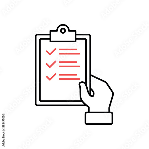 Icon a management control shield with security check, isolated against a clean background.