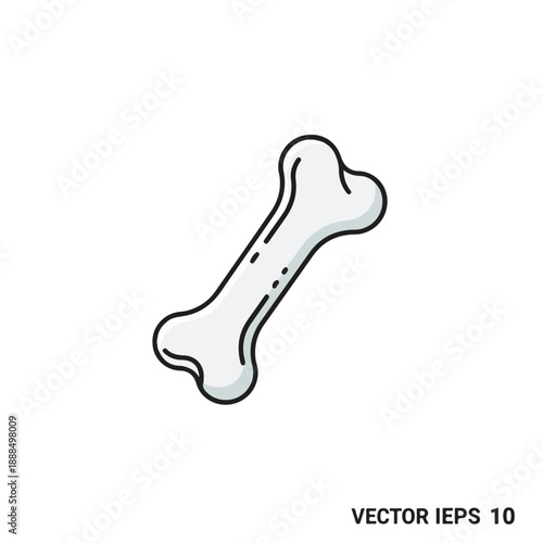 Dog Bone Cartoon Illustration