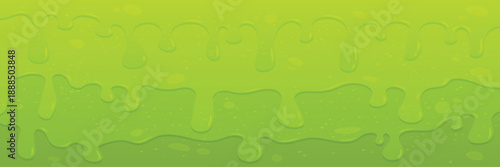 flowing green sticky liquid slime drips and flowing 