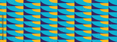 pattern with abstract shapes