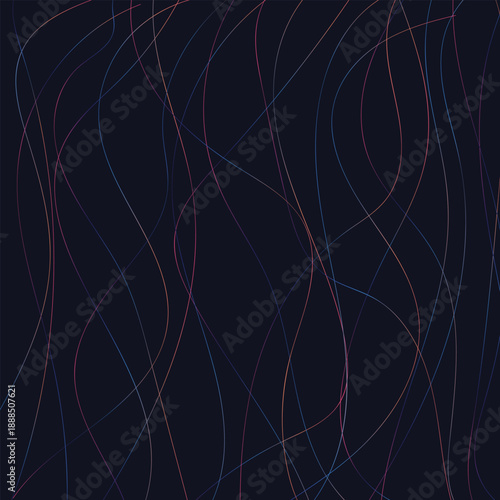 Subtle Wavy Lines on a Dark Abstract Background
