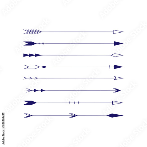 Arrows demonstrating directional flow