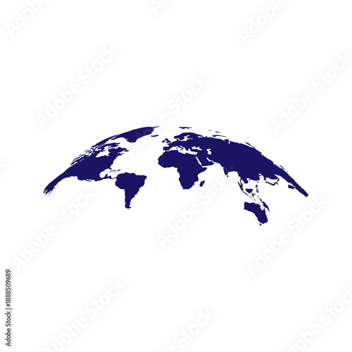 World map silhouette