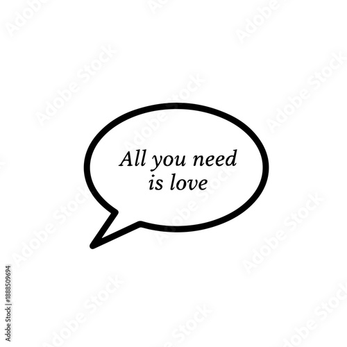 All you need is love Vector
