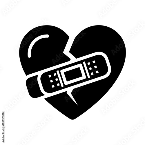 Healing broken heart Vector