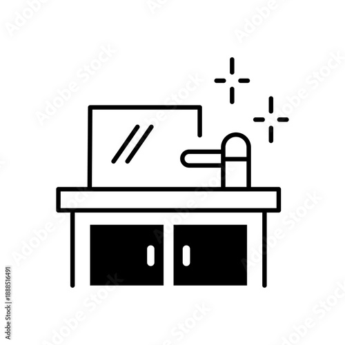 洗面台の交換をイメージしたアイコン