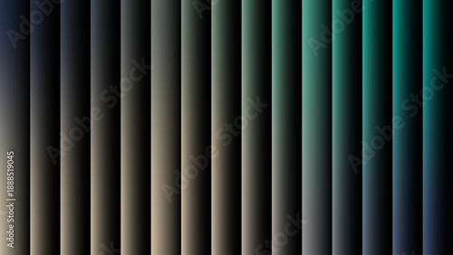 Gray green gradient vertical stripes pattern abstract background digital design