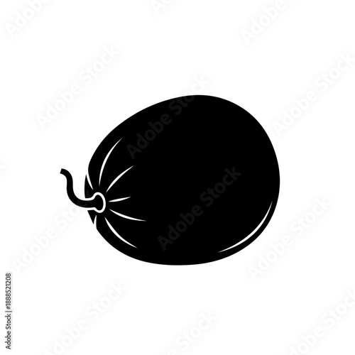 Silhouette of a cat isolated on white background, Vector