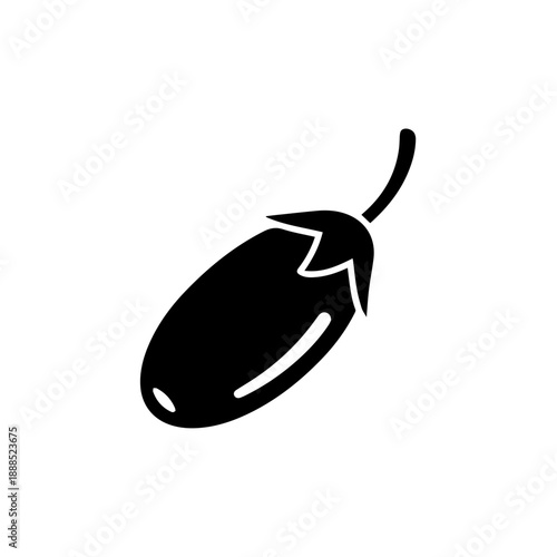 Simple mouse pointer isolated on white background, Vector