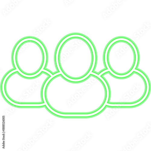 Neon Contact Icon