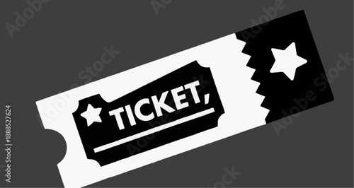 Download this vector illustration of cinema tickets as a web icon or business symbol for your online website design