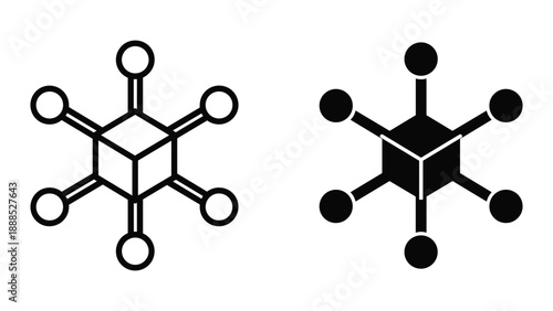 Molecular structure diagram of chemical compounds