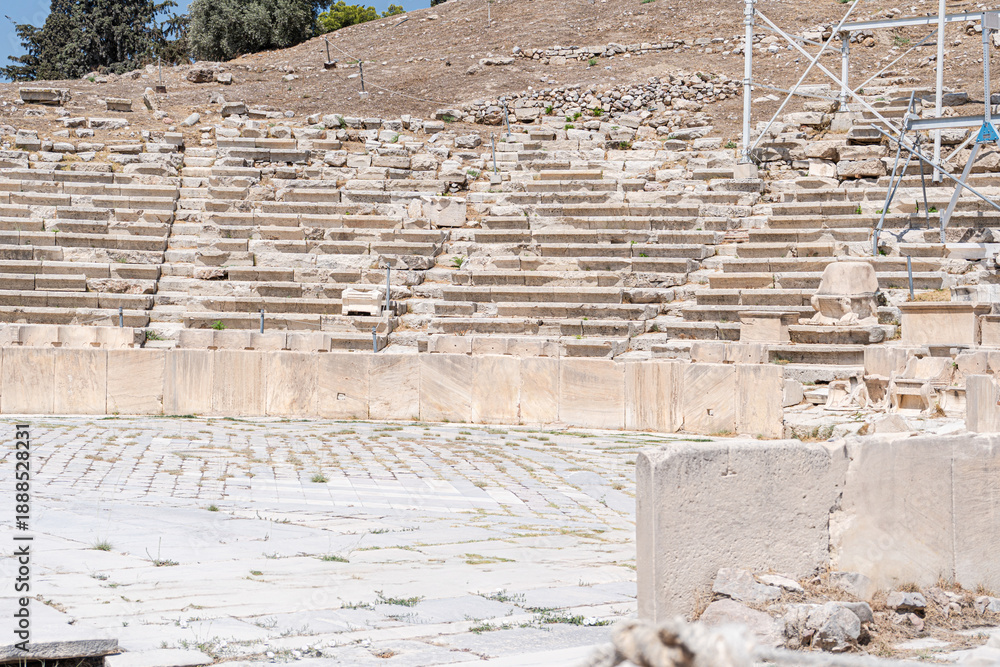 custom made wallpaper toronto digitalRuins of the amphitheater in Athenian Acropolus spot