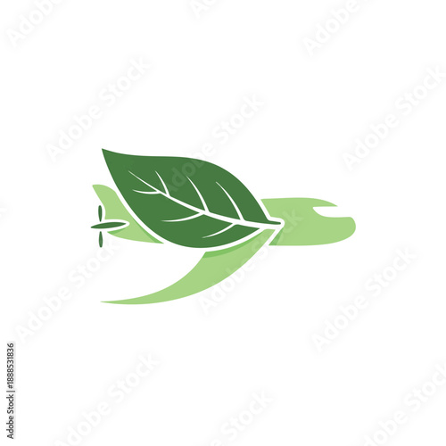 Leaf and Green Icon Symbol