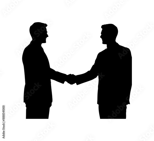 Business Handshake Silhouette