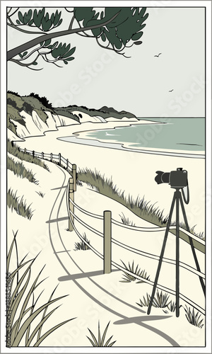 Coastal Serenity A Photographers Perspective on Beach Beauty.