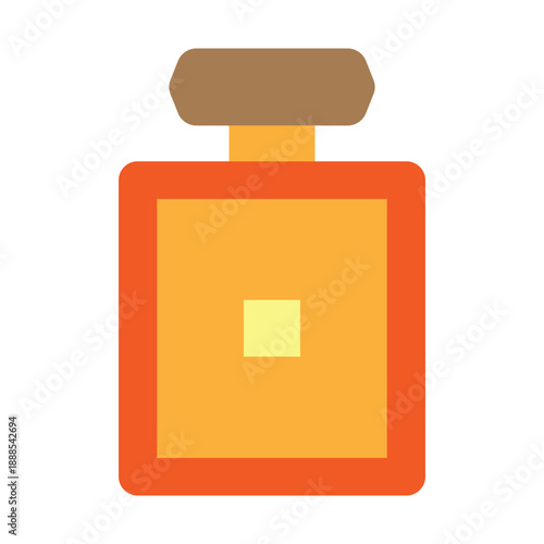Aftershave Bottle Vector Flat Icon Design