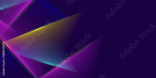 Coloured neon lights dark background vector design in eps 10