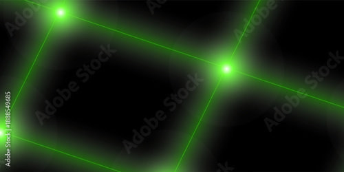 Abstract neon technology background, glowing lines diagonal striped green neon background vector for presentation products or website background EPS 10