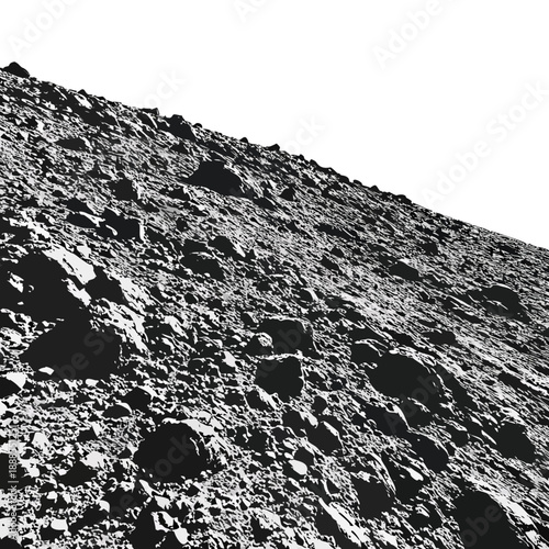Rocky Slope Texture A Detailed View of Natural Terrain.