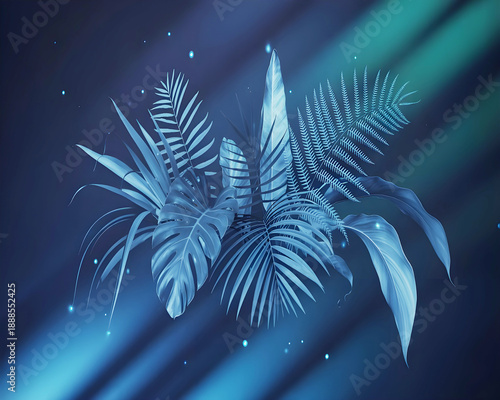 Wallpaper Mural Mystical Abstract Blue Butterfly Background – Dreamy Wallpaper Torontodigital.ca