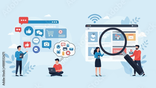 online marketing strategy, digital business, social media, ecommerce, seo