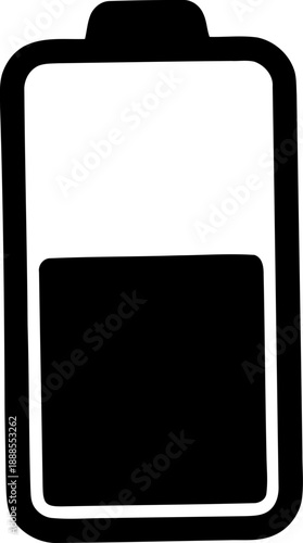 Battery icon, battery charging symbol, Collection of battery icons, Battery charge indicator.