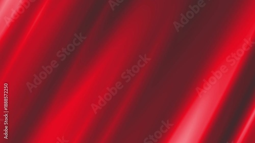 光沢のある赤いサテンの布が揺れるループ動画