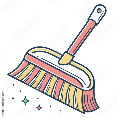 Colorful Brush Vector Icon