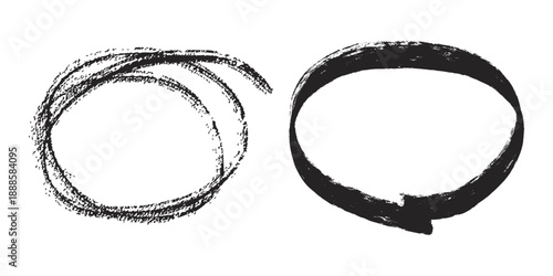 Crayon drawn text box collection. Text boxes textured frames. Rounded and square figures. Vector hand drawn shapes. 