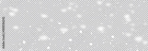 Shiny glitters  falling. Realistic falling snow. Vector design.